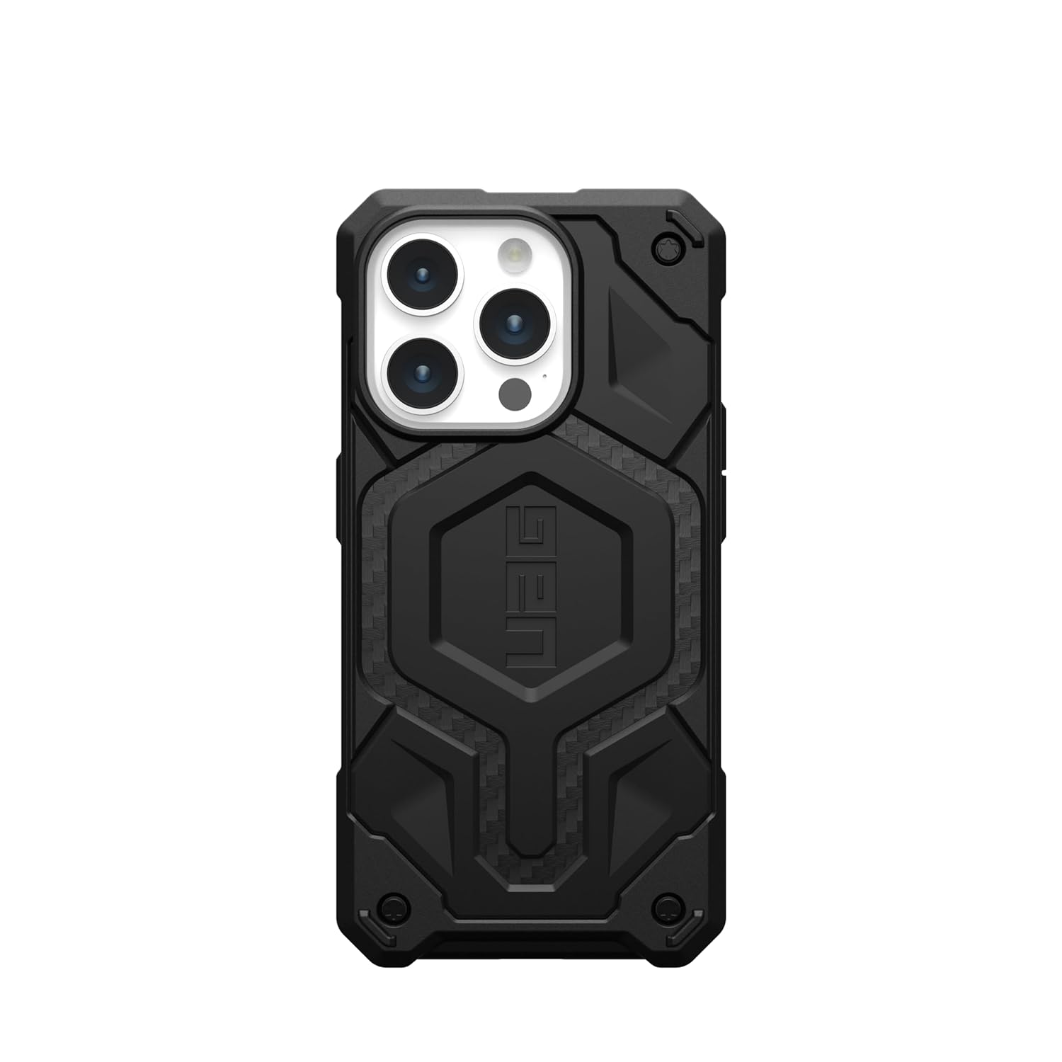 iPhone 15 Pro Max Monarch Pro Carbon Protective Case with Magsafe  - Black